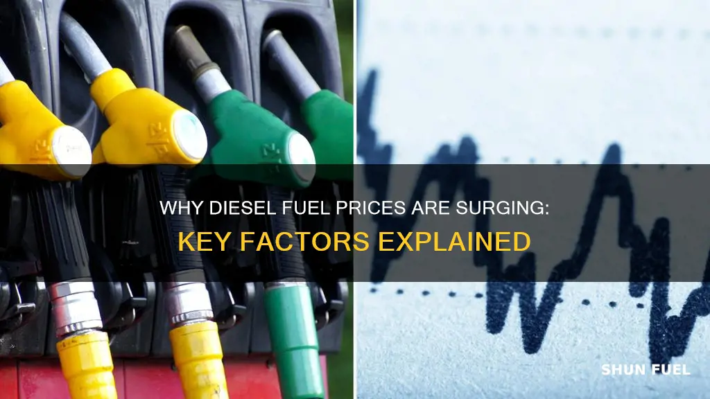how come the price for diesel fuel has gone up