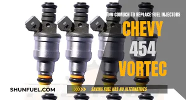 Fuel Injector Replacement Cost for Chevy 454 Vortec Engines
