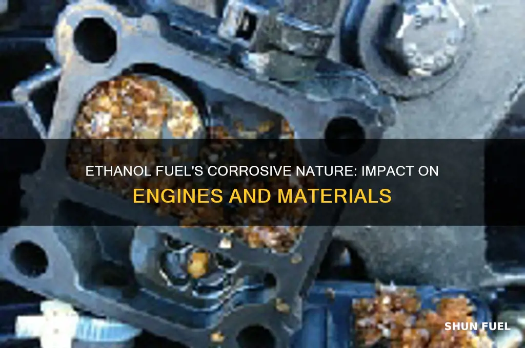 how corrosive is ethanol fuel