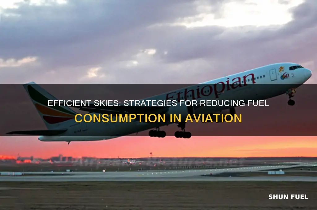 how could planes use less fuel