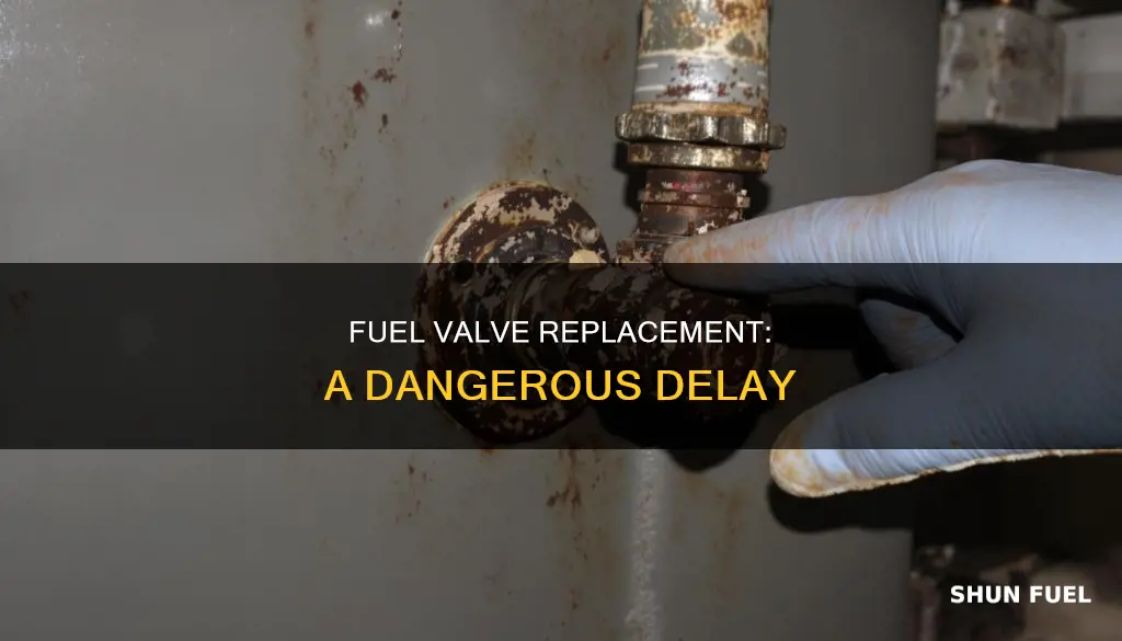 how dangerous is waiting to replace fuel valve