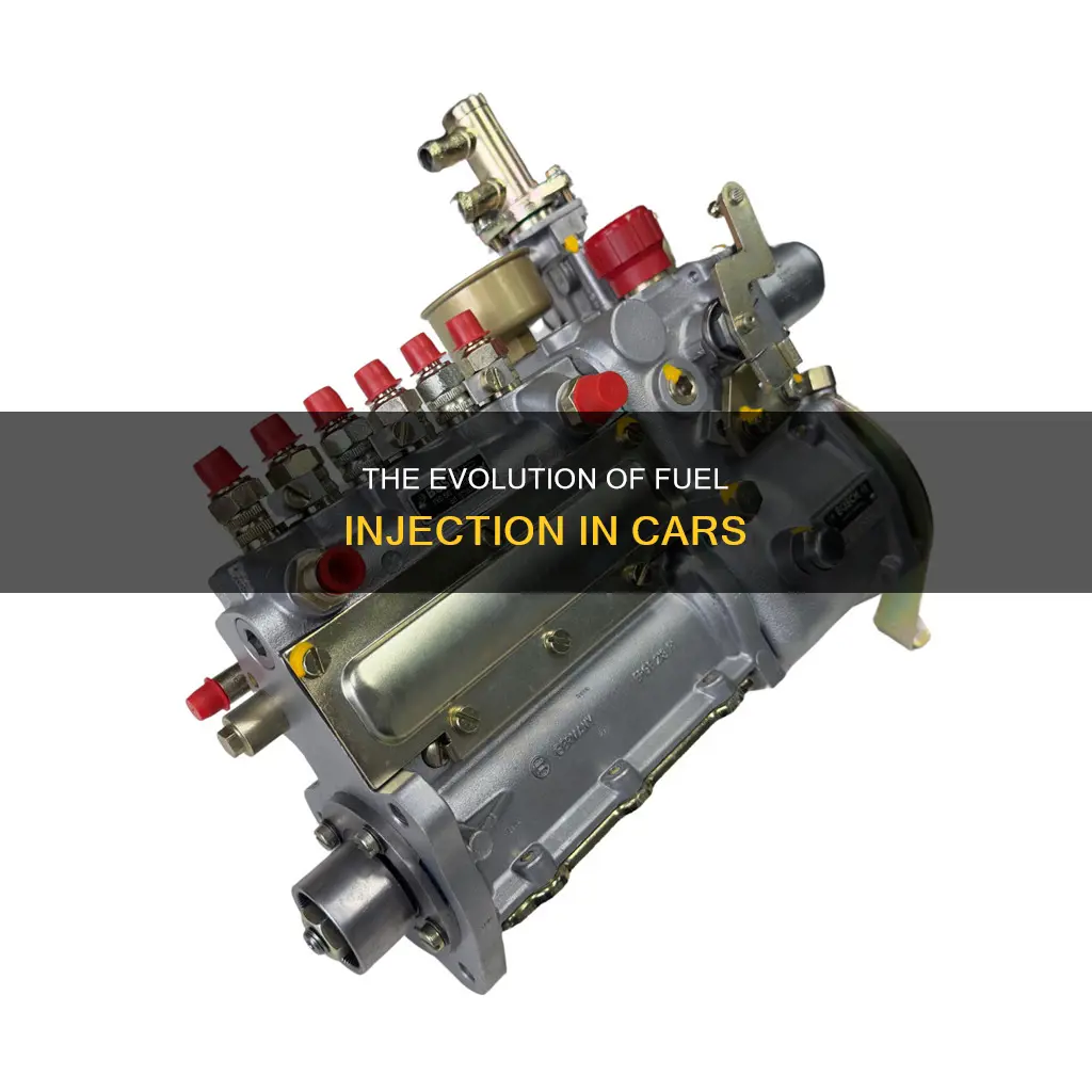 how did the first cars fuel injection worl