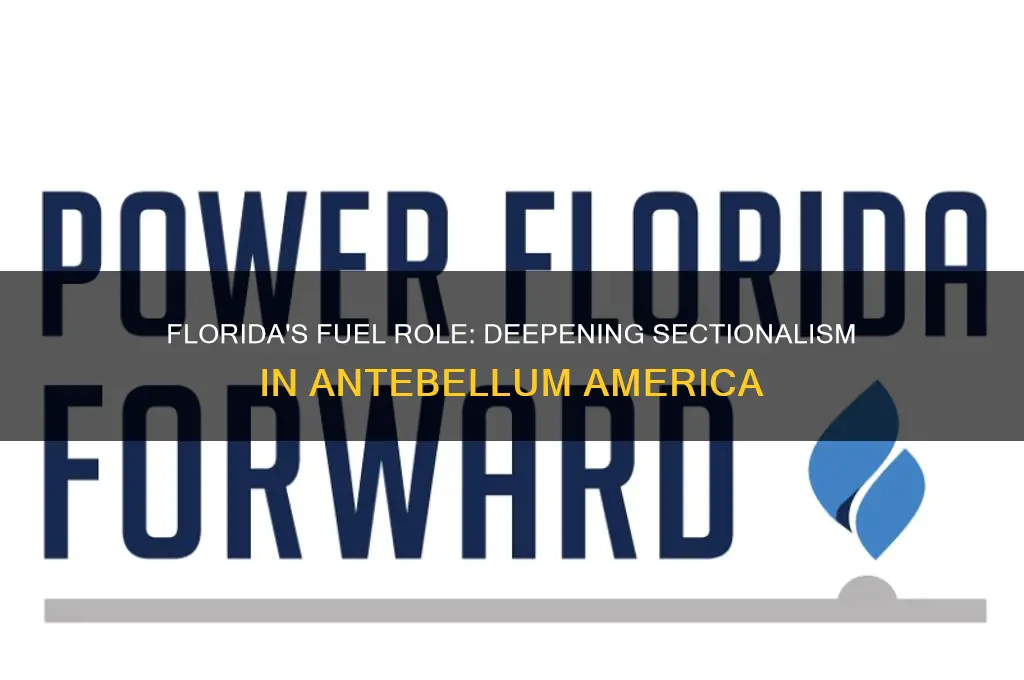 how did theflorida fuel sectionalism