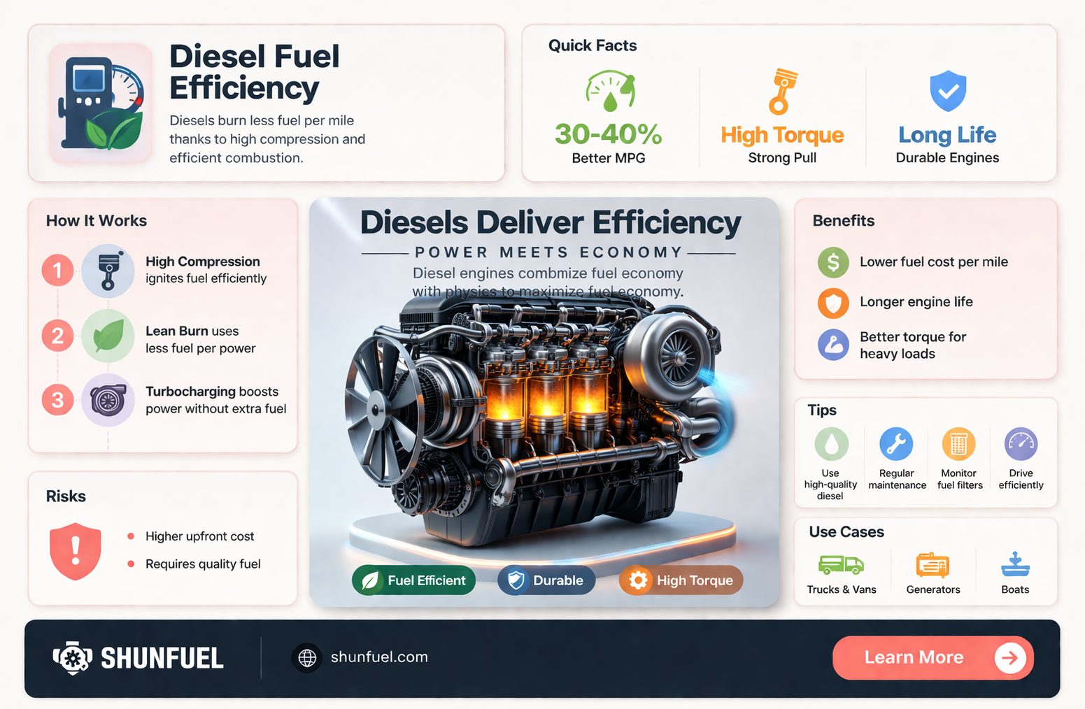 are diesels more fuel efficient