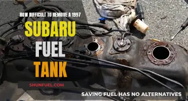 Removing a 1997 Subaru Fuel Tank: A Tricky Task