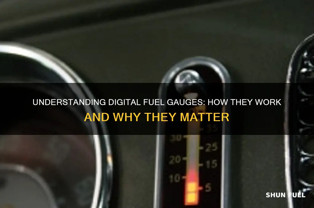 how digital fuel gauge works