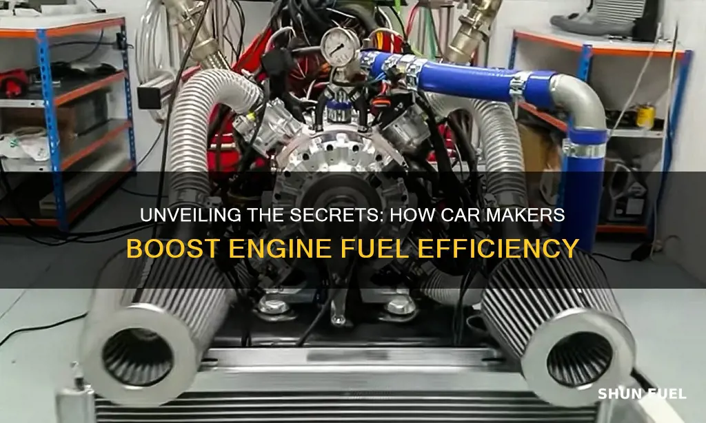 how do cars manufacturers improve engine fuel efficiency