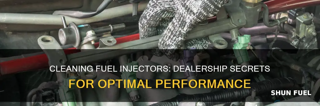 how do dealerships clean fuel injectors