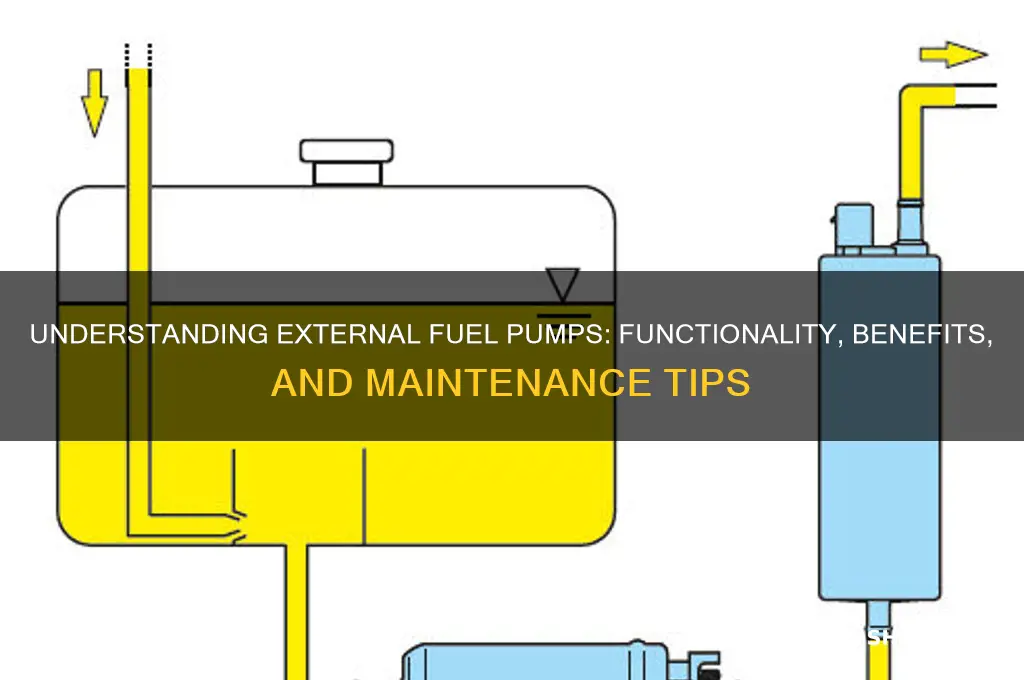 how do external fuel pumps work