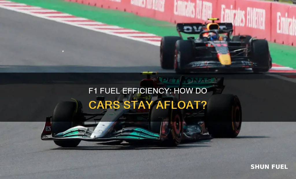 how do f1 cars not run out of fuel