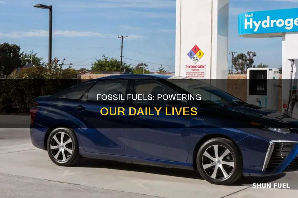 how do fossil fuels contribute to every day life