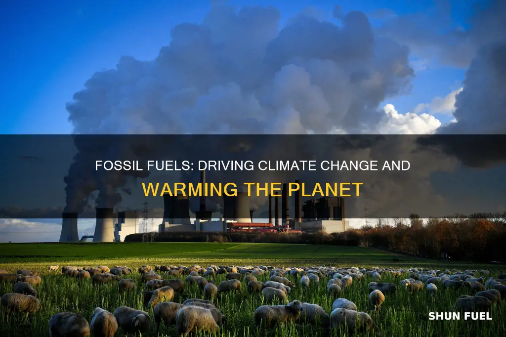 how do fossil fuels contribute to global climate change