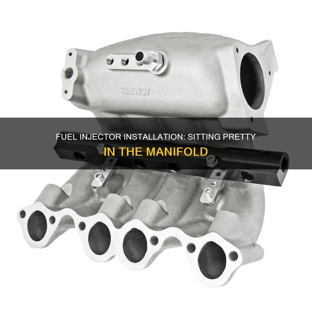 how do fuel injectors sit in the manifold