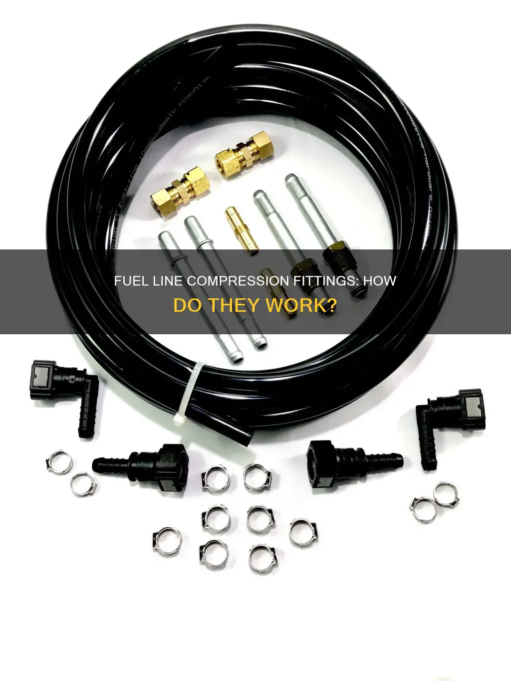how do fuel line compression fittings work