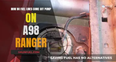 Fuel Line Removal: A Guide to Pump Disconnection on Ford Ranger A98