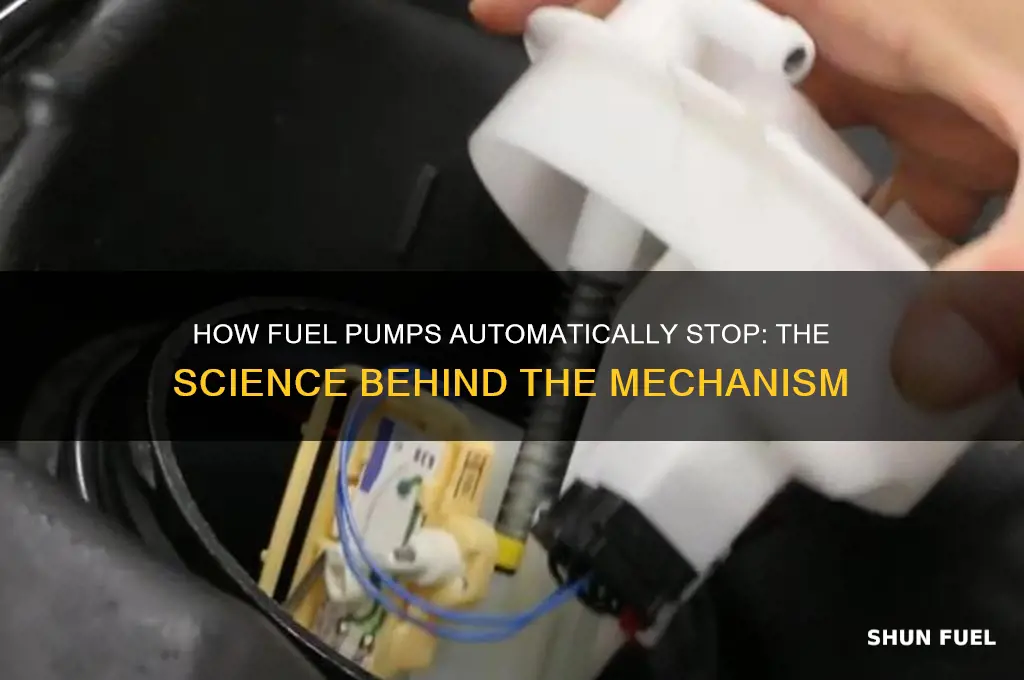 how do fuel pumps know to stop