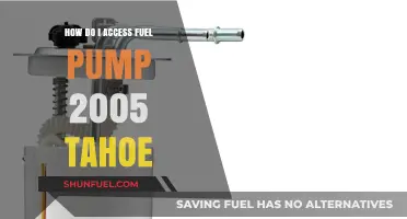 Accessing and Replacing the Fuel Pump in a 2005 Tahoe