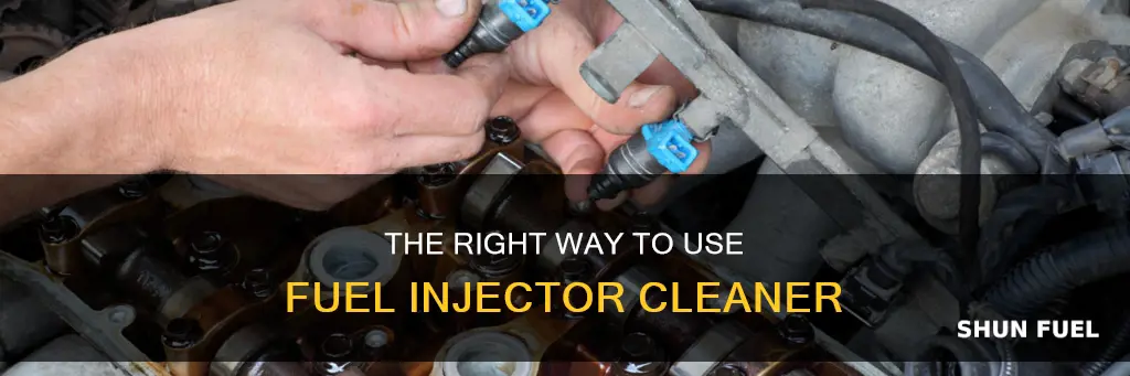 how do i add fuel injector cleaner