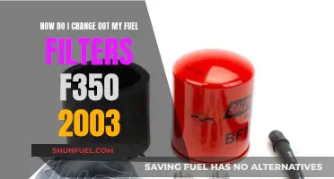 Changing Fuel Filters: 2003 F350 Maintenance Guide