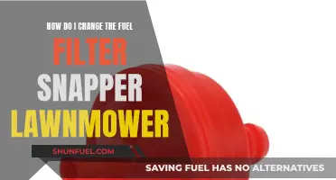 Changing Fuel Filters: Snapper Lawnmower Maintenance Guide