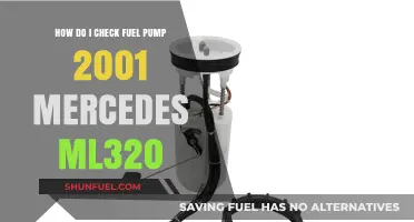 Checking Fuel Pump on 2001 Mercedes ML320: Step-by-Step Guide