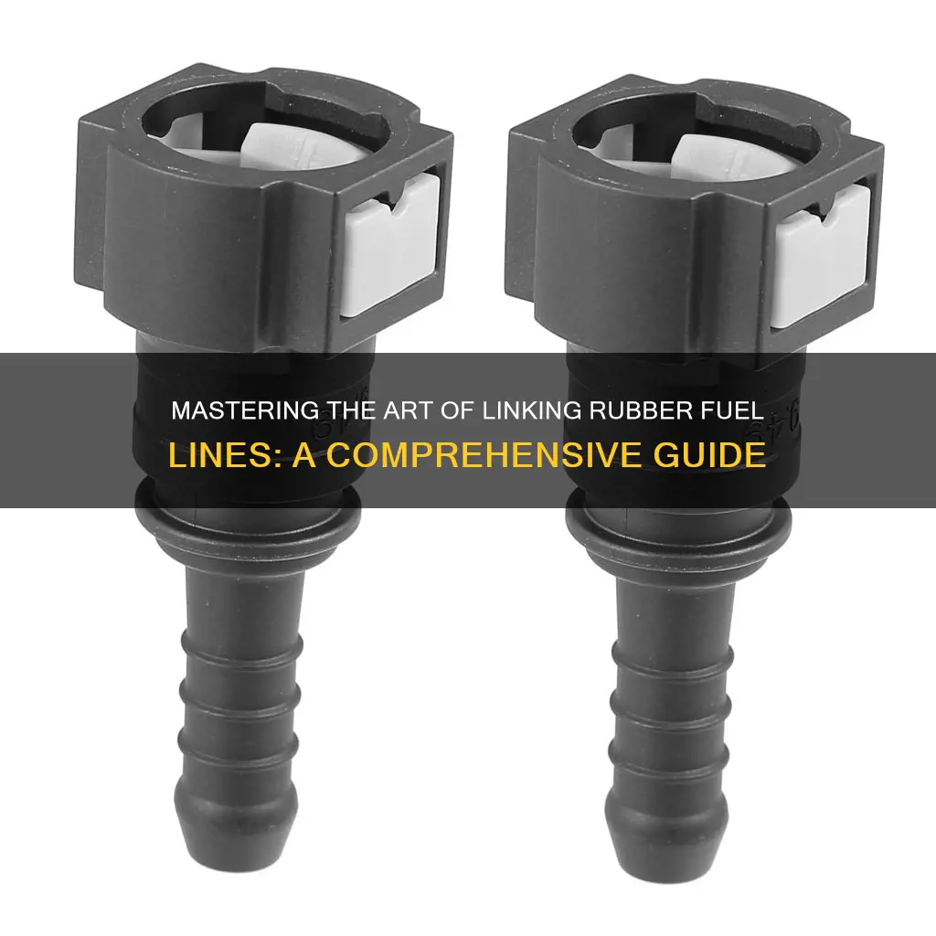 how do i connect two rubber fuel lines