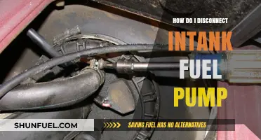 Step-by-Step Guide to Safely Disconnecting an In-Tank Fuel Pump