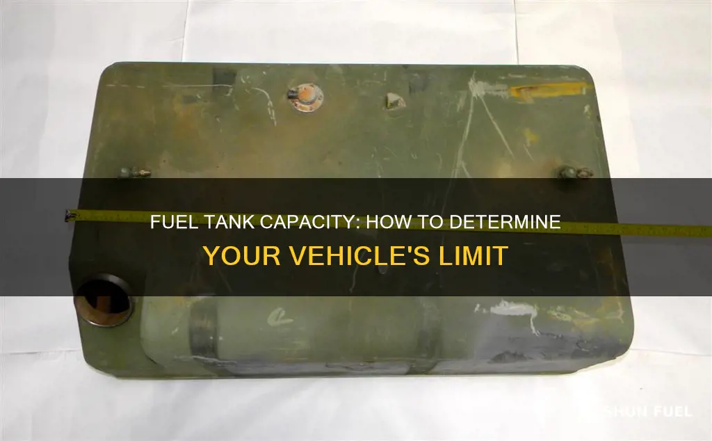 how do i find out my fuel tank capacity