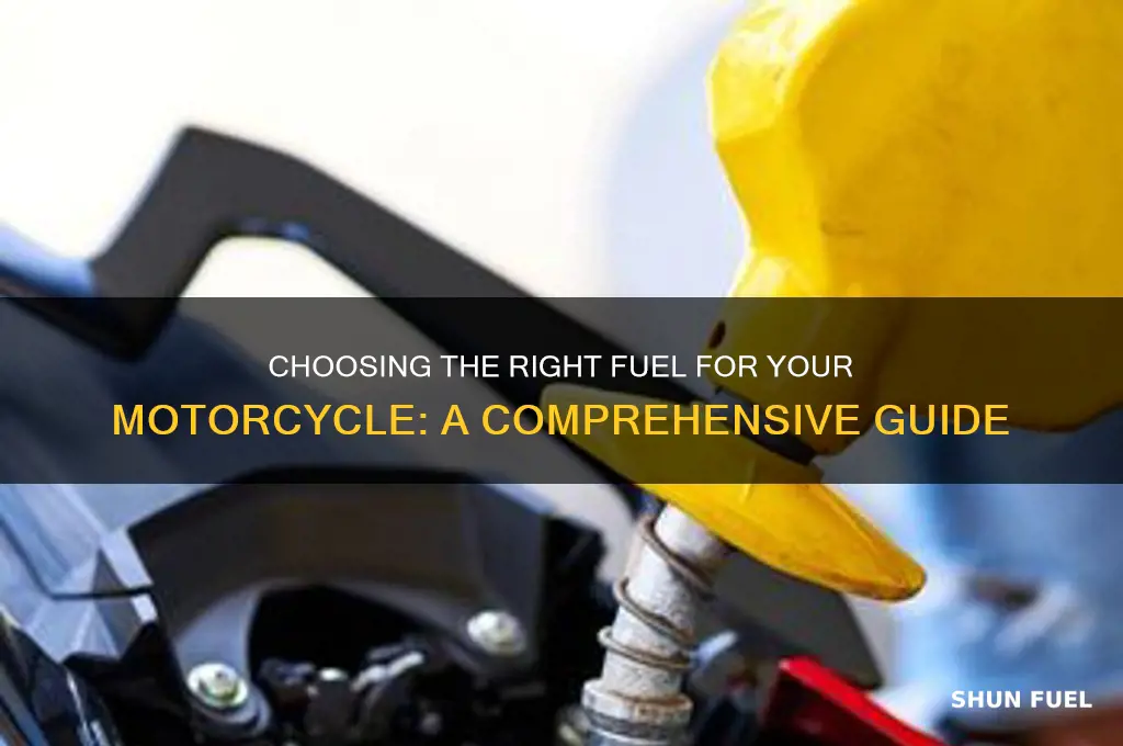 how do i find what fuel to use in motorcycle