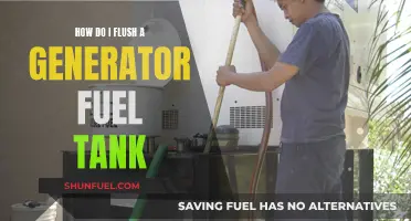 Flushing Your Generator's Fuel Tank: A Step-by-Step Guide