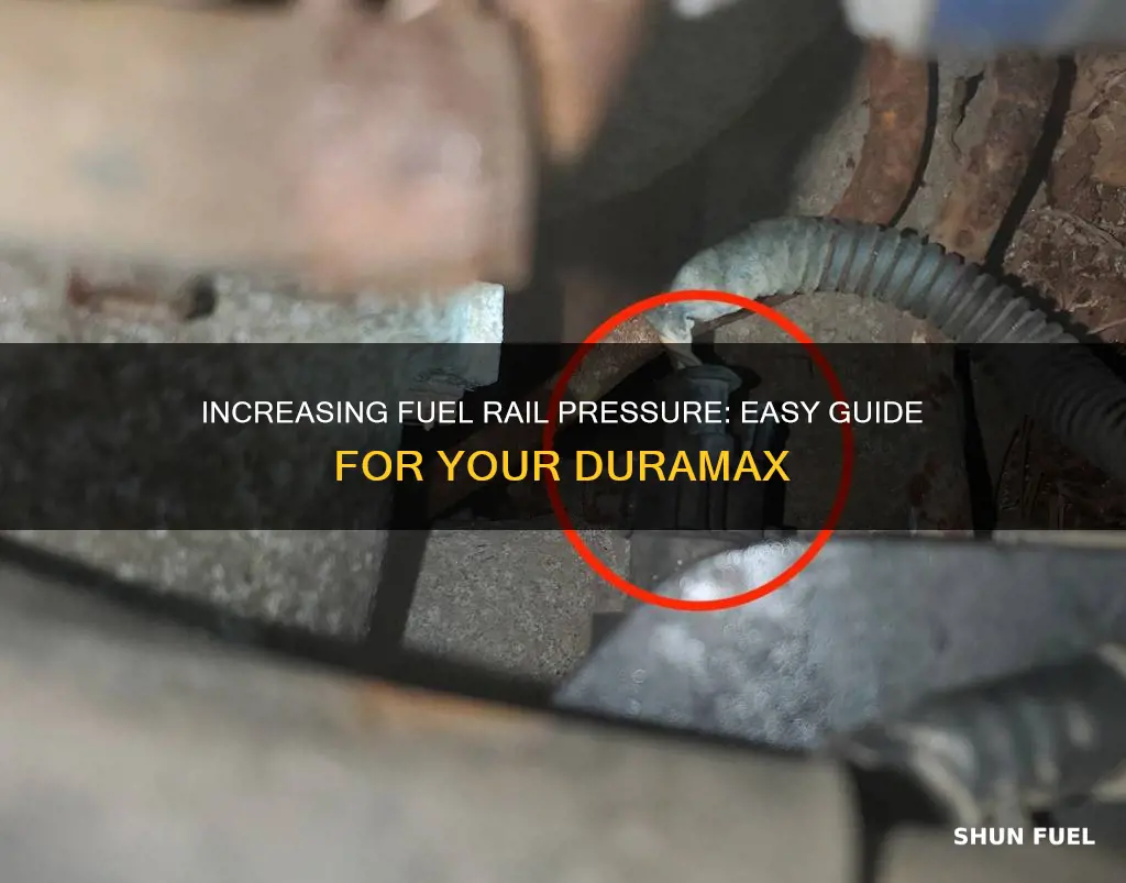 how do i increase fuel rail pressure-lly duramax