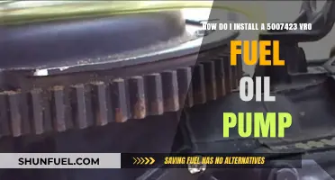 Step-by-Step Guide to Installing a 5007423 VRO Fuel Oil Pump