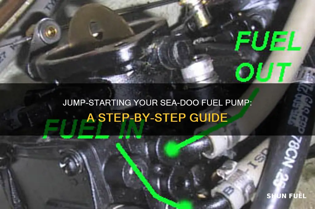 how do i jump a sea-doo fuel pump