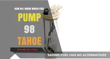 Identifying the Right Fuel Pump for Your 1998 Chevy Tahoe