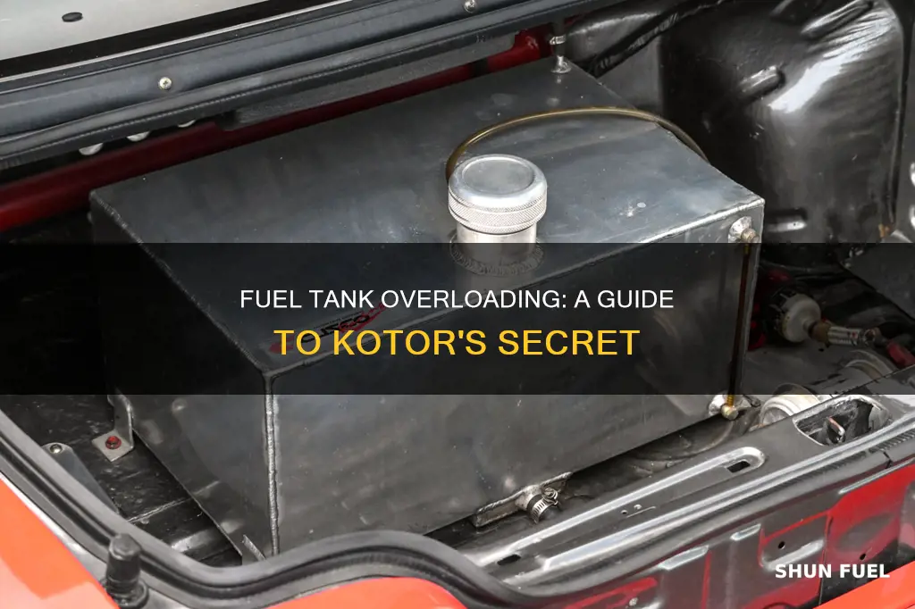 how do i overload the fuel tanks kotor