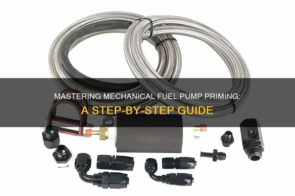 how do i prime a mechanical fuel pump