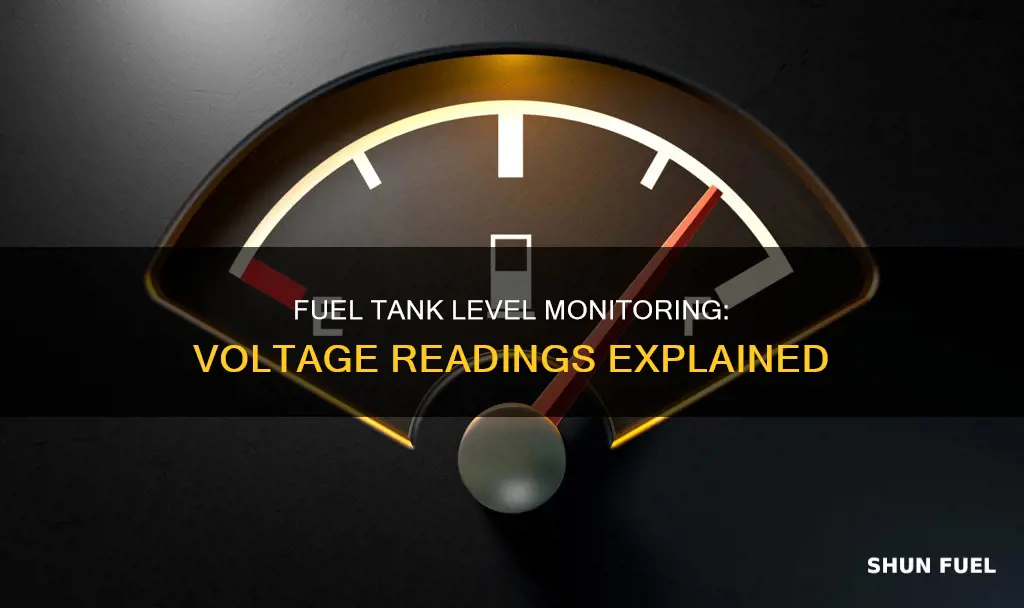 how do i read a fuel tank level with voltages