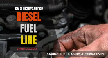 Removing Air from Diesel Fuel Lines: A Comprehensive Guide