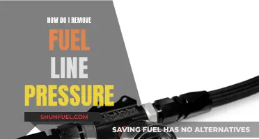 Relieving Fuel Line Pressure: A Step-by-Step Guide