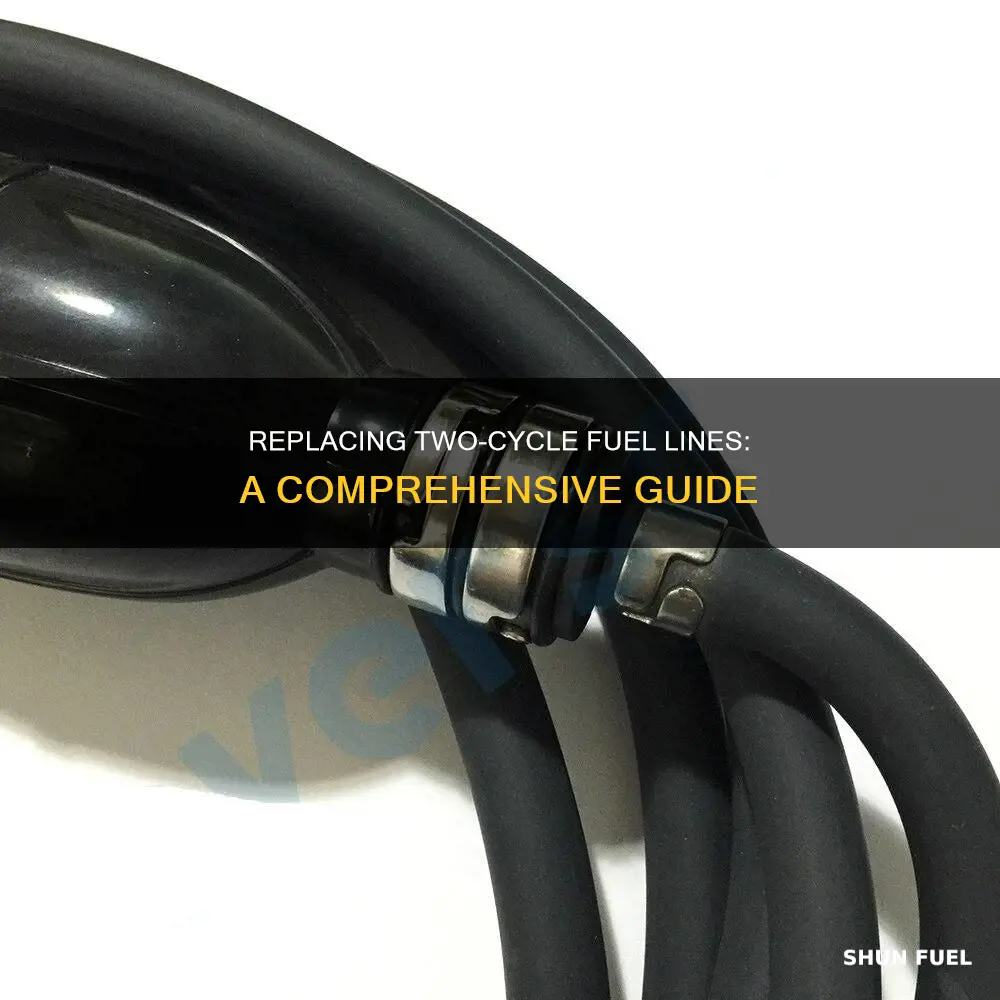 how do i replace 2-cycle fuel lines