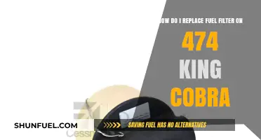 Replacing the Fuel Filter on a 474 King Cobra: A Step-by-Step Guide