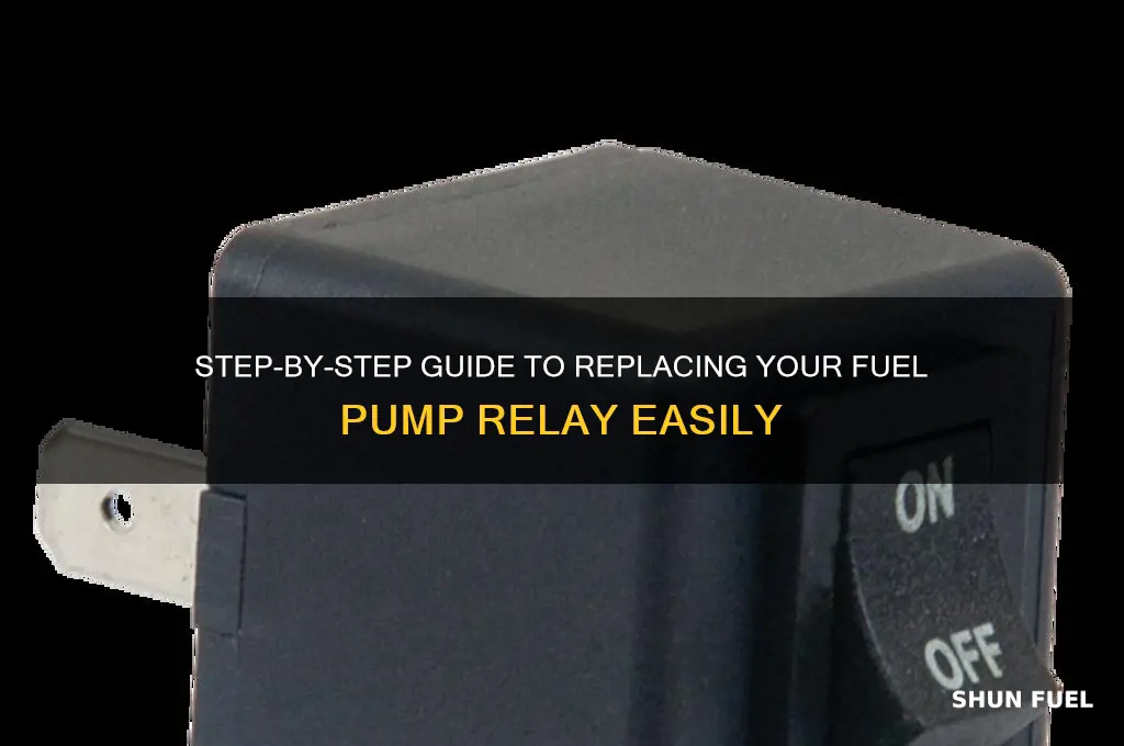how do i replace fuel pump relay