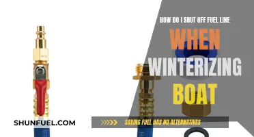 Winterizing Your Boat: A Guide to Fuel Line Shutdown