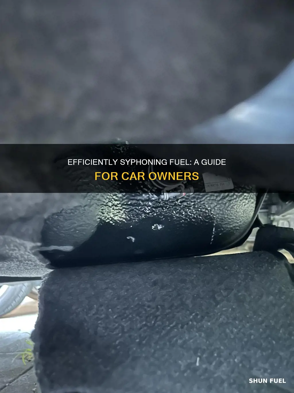how do i syphon fuel from my car