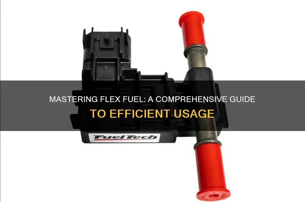 how do i use flex fuel