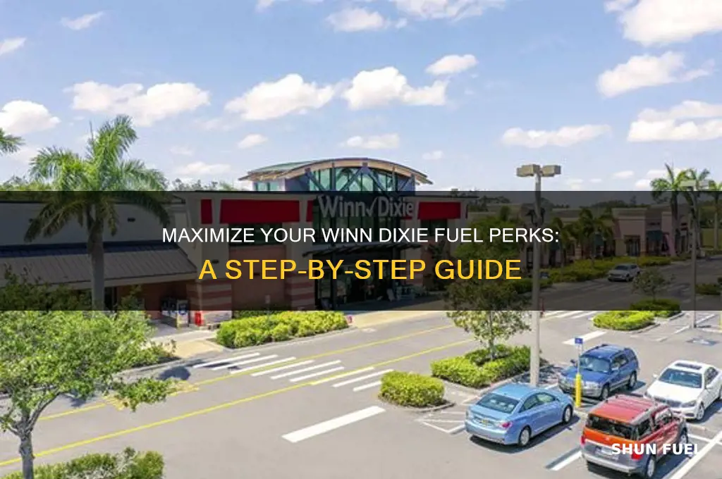 how do i use my winn dixie fuel perks