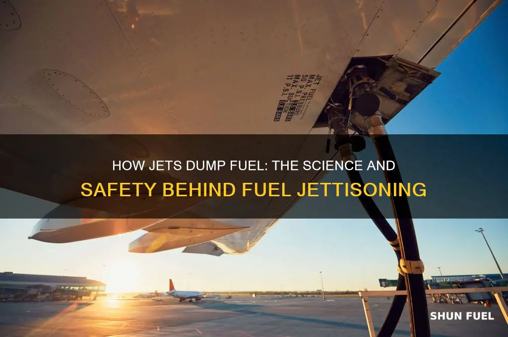 how do jets dump fuel