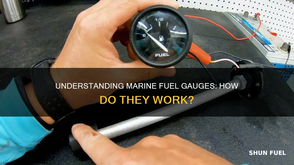 how do marine fuel gauges attached to the tank work