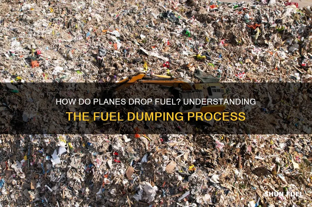 how do planes drop fuel