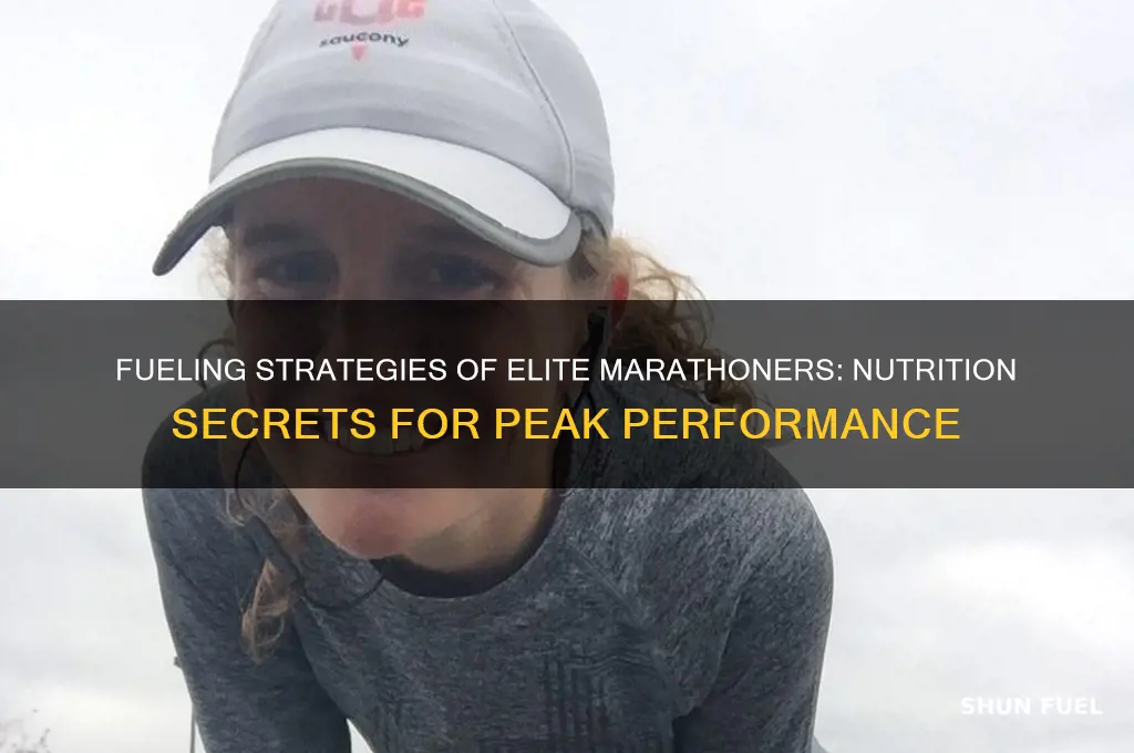 how do professional marathoners fuel